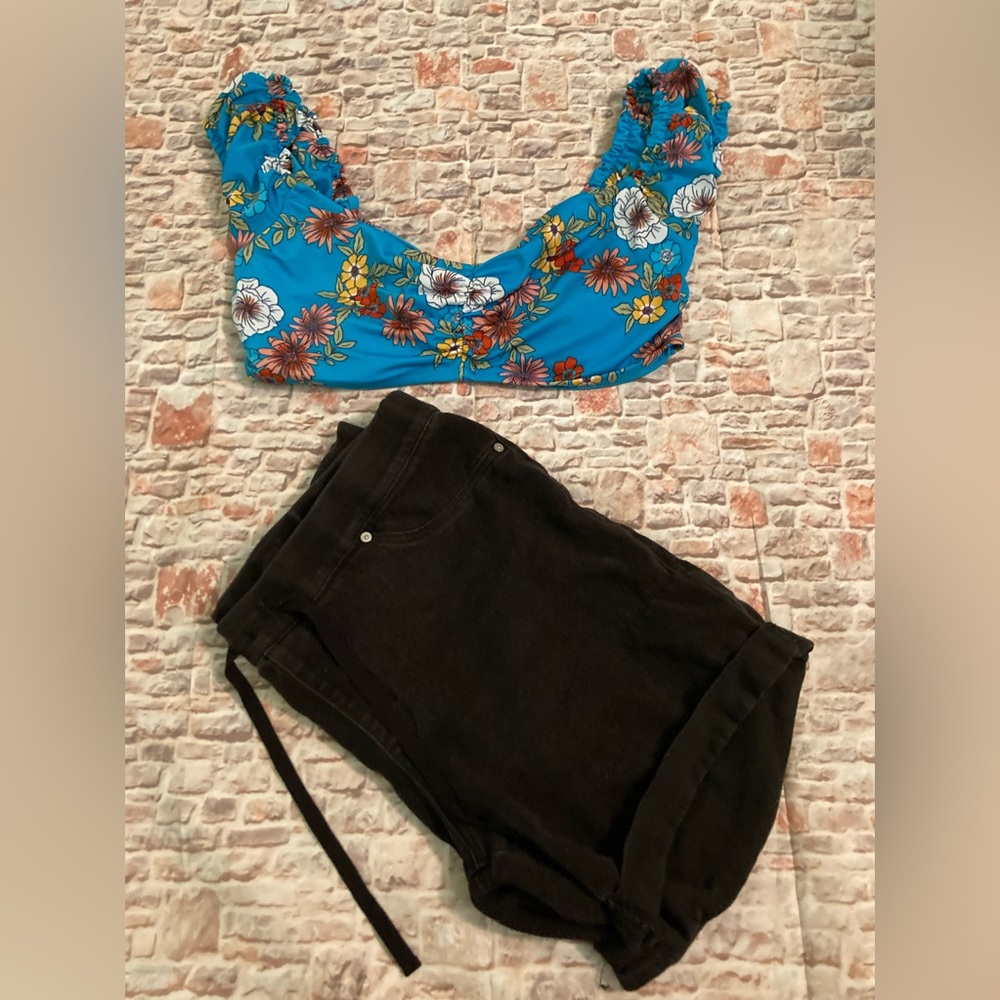 Floral Swim Top